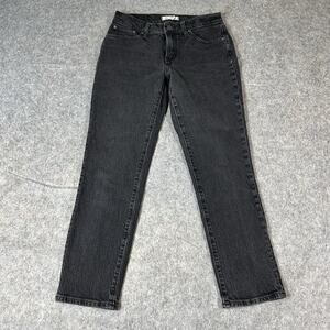 Madewell The Mid Rise Perfect Vintage Jean Womens 26 Dark Wash Denim Black